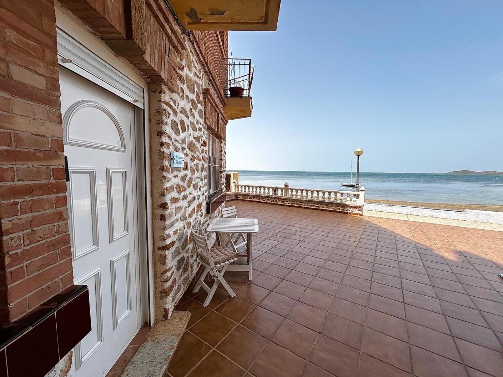 Apartamento Mar Menor, Los Urrutias - Beachfront Apartment With Patio Under New Management Since July 2024 Cartagena Bagian luar foto